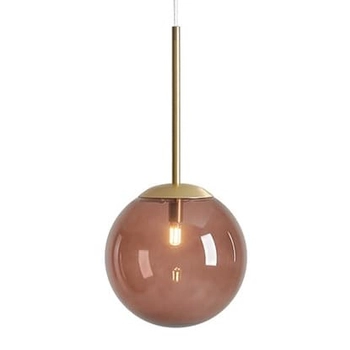 Wisząca lampa nad stół Bosso 1119XS40_CK Aldex ball brązowa mosiądz