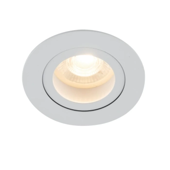 Lampa sufitowa AURA białe oczko regulowany kąt podtynkowe 1xGU10 IP65 10572