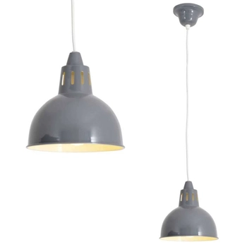 Rustykalna LAMPA wisząca PASTEL CAP 6070316 Nave vintage OPRAWA metalowy ZWIS retro grafitowy