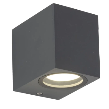 Zewnętrzny kinkiet naścienny Axis 10969 kwadratowy IP44 szary