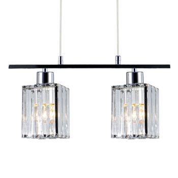 Wisząca lampa glamour 6791/2 8C crystals do kuchni chrom