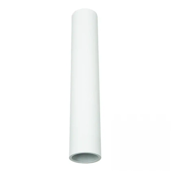 Podłużna sufitowa lampa 23223 tuba metalowa do salonu biały