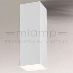 Downlight LAMPA sufitowa SUWA 7074 Shilo prostokątna OPRAWA natynkowa biała