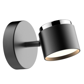 Czarny reflektorek KUBIK 318251 kinkiet do biura LED 4,2W 3000K