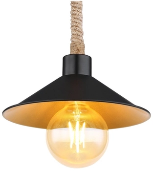 Wisząca lampa marynistyczna Diana 15690H czarna złota