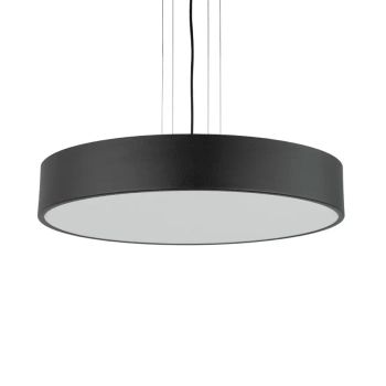 Okrągła wisząca lampa do jadalni Kengo 5235 tuba rondo czarny