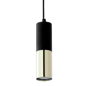 Zwieszana lampa do szyn 3-fazowych tuba Tracer 6064 TK Lighting czarny złoty