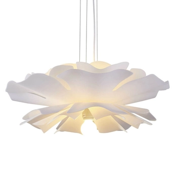 Zawieszana dekoracyjna lampa PEONY ST-8879P white Step kwiat biały