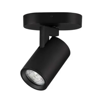 Sufitowa lampa do sypialni LUNBIRA LE45658 z regulacją tuba czarna