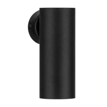 Minimalistyczna lampa ścienna VALLERO LE45628 na przedpokój czarny
