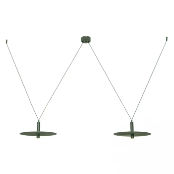 Nowoczesna wisząca lampa 23228 LED 14W 3000K do salonu zielony