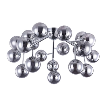 Plafoniera LAMPA sufitowa DALLAS MOD545PL-20CH Maytoni modernistyczna OPRAWA plafon molekuły kule balls przydymione