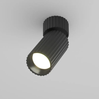 Loftowa tubka lampa sufitowa Calipso C108CL-01-GU10-B czarna