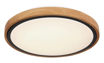 Plafon okrągły Bruno 41764-12 ekologiczny LED 12W 3000-4500-6000K drewniany