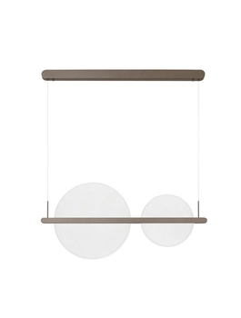 Wisząca lampa pokojowa TONALA LE42825 circles LED 42W brązowa