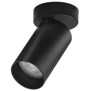 Regulowana lampa sufitowa do salonu CORENZO LE45647 tubka metalowa czarna