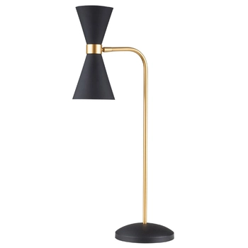 Biurkowa lampka CORNET T0039 Maxlight LED 5W 3000K metal czarna złota