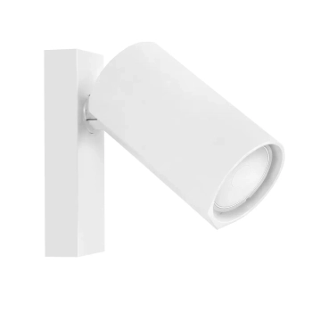 Kinkiet na ścianę Bora 1631 do sypialni tubka metalowy biały