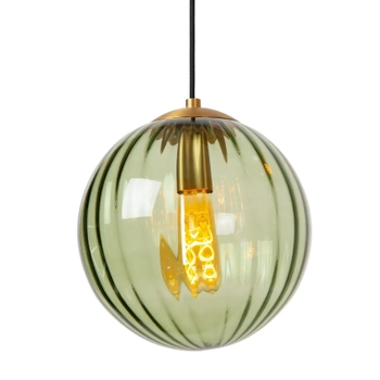Pojedyncza lampa wisząca MONSARAZ 45493/30/33 Lucide zielony