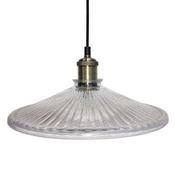 Wisząca lampa CHESTER 50101272 szklana zwis patyna przezroczysty