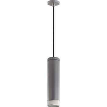 LAMPA wisząca ARIES LP-8599 TIT Light Prestige metalowa OPRAWA tuba LED 7W 3000K szary