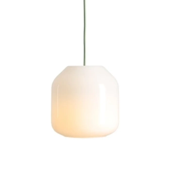 Lampa wisząca szałwiowa FLASK Sage S szklana 1xE14 do kuchni 8500G32_S