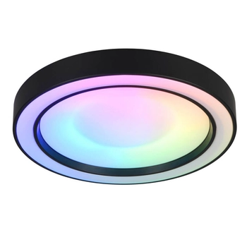 Plafon sypialniany Arco R65091432 RL Light LED 22W 2700-6000K funkcja RGB czarny