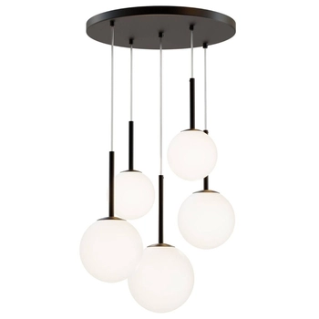 Nowoczesna wisząca lampa Basic Form MOD321PL-05B balls czarne