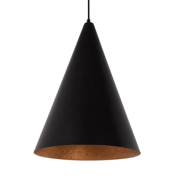 Lampa jadalniana zwis VESUVIO 41041  kompozyt minelany czarny miedziany