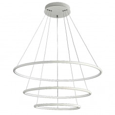 LAMPA wisząca ORION ML503 Milagro futurystyczna OPRAWA zwis LED 99W 3000K okręgi pierścienie rings białe