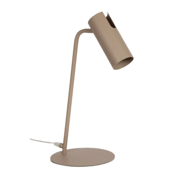 Stołowa lampka kaszmirowa LEDA reflektor 1xGU10 z wtyczką na biurko 41533