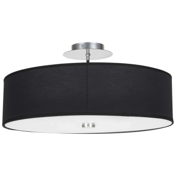 Plafon LAMPA sufitowa 6390 Nowodvorski abażurowa OPRAWA klasyczna okrągła czarna
