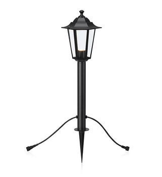 Gruntowa lampa industrialna Garden latarnia LED 3W czarna