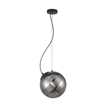 Wisząca lampa kula Perona PND-92389-1-BK Italux czarny grafitowy