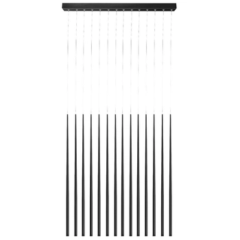 Wisząca lampa kuchenna Lousie LED 42W 3000k do gabinetu czarna