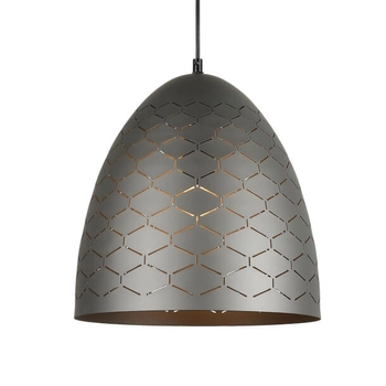 Nowoczesna lampa wisząca Leilani PND-43445-1L-GR do kuchni nad stół szara