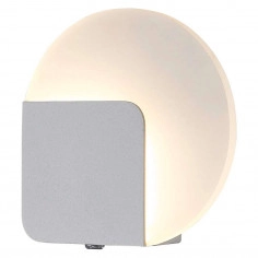 LAMPA ścienna LORELEI MB1280C Italux okrągła OPRAWA metalowa LED 3,6W 3000K biała