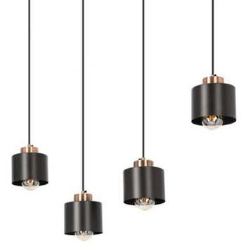 Lampa wisząca Olena 34-78131 Candellux metalowe klosze czarne