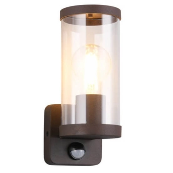 Przyścienna lampa tuba Bonito R21599124 RL Light IP44 czujnik brązowy