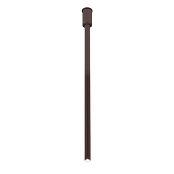 Lampa sufitowa sopel metalowy ALHA 9687 Dohar tuba do jadalni brązowa