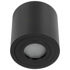 Downlight LAMPA sufitowa Rullo Nero IP44 OR82463 Orlicki Design OPRAWA metalowa tuba czarna