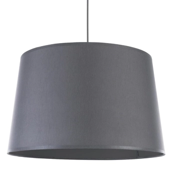 Wisząca lampa abażurowa Maja 1881 TK Lighting do salonu szara grafitowa