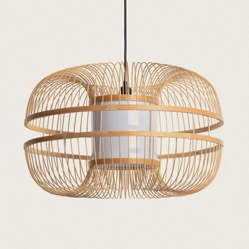 Wisząca lampa bambusowa Boho ABR-LW25-BH-E27 Abruzzo eko naturalny