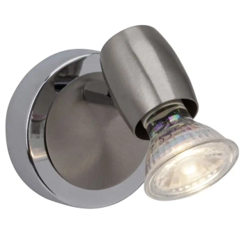 Reflektor ścienny do salonu Wesley G54810/77 LED 5W 3000K chrom