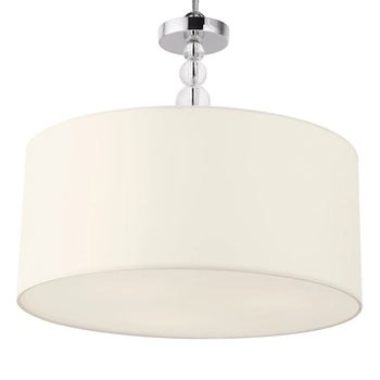 Wisząca lampa jadalniana ELEGNCE P0060 Maxlight metalowa kremowa