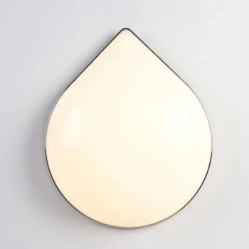 Kinkiet ścienny CGDROPW Copel szklana OPRAWA kropla LED 36W 3000K do sypialni złota biała