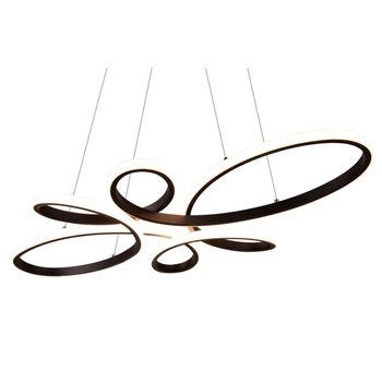Wisząca lampa nowoczesna Fly 345619132 LED 32W 3000K biała czarna