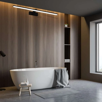 Łazienkowa LAMPA ścienna SPLASH ML5723 Milagro metalowa OPRAWA kinkiet LED 16W 4000K nad lustro IP44 czarny