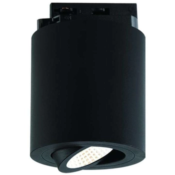 LAMPA sufitowa Rullo Nero Track Orlicki Design metalowa OPRAWA do systemu szynowego 1-fazowego czarna