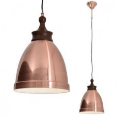 Wisząca LAMPA industrialna COPPER 6076147 Nave metalowa OPRAWA loftowy zwis miedziany